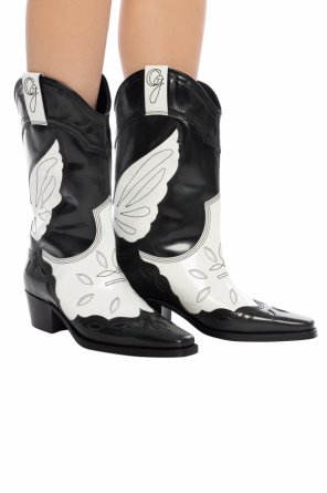 Leather boots with cut-outs, zdjęcie 2 Leather boots with cut-outs od Ganni